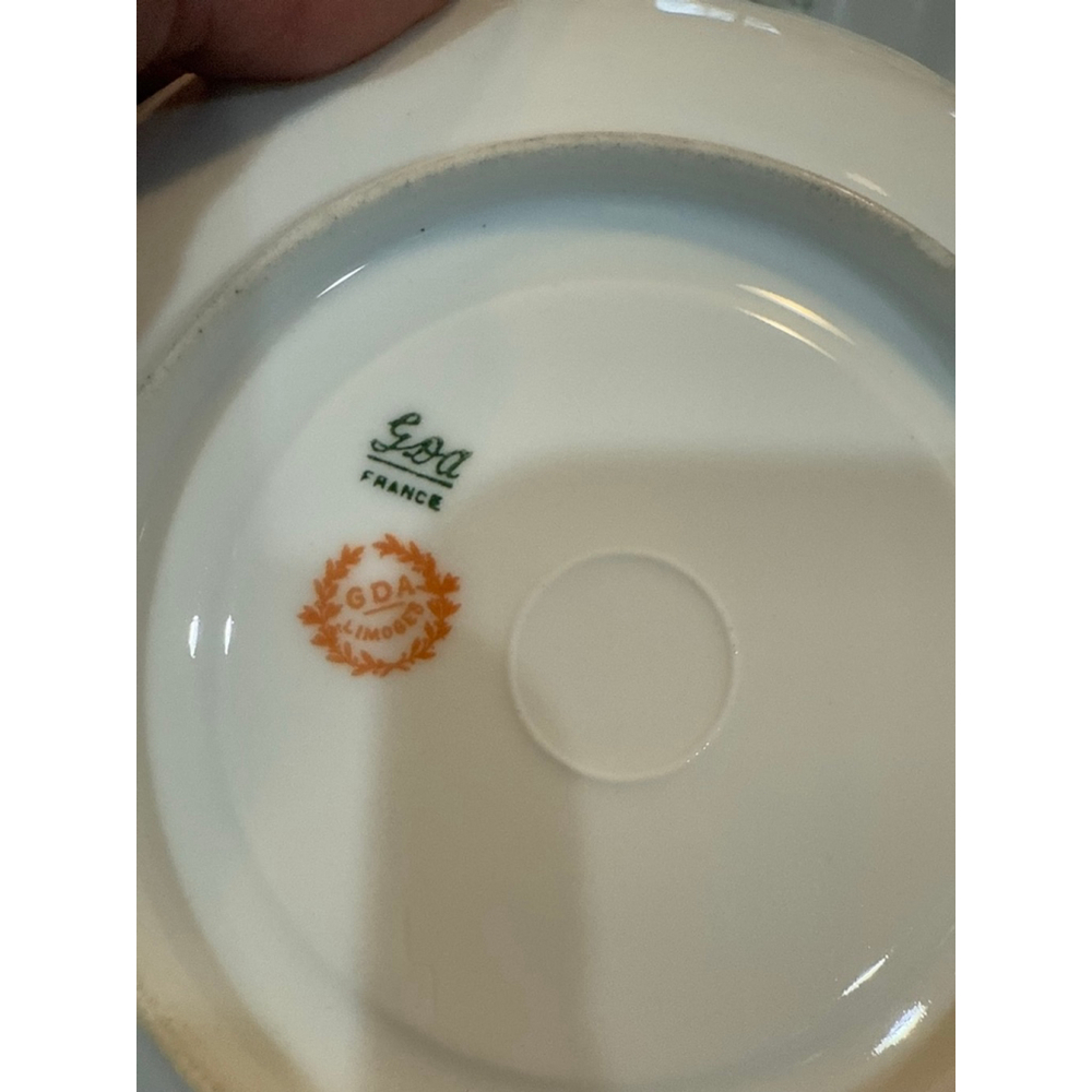 Limoges Lavender Porcelain Plates, Saucers, Cups, Bowls - Picture 16 of 16